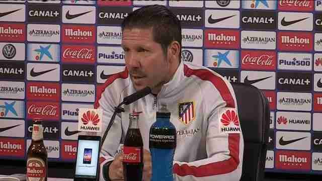 Simeone: Somos un equipo intenso y no lo vamos a cambiar de ninguna manera