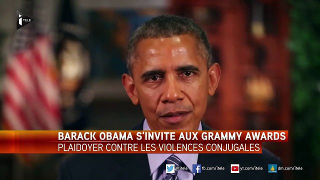 Grammys : plaidoyer d'Obama contre les violences conjugales