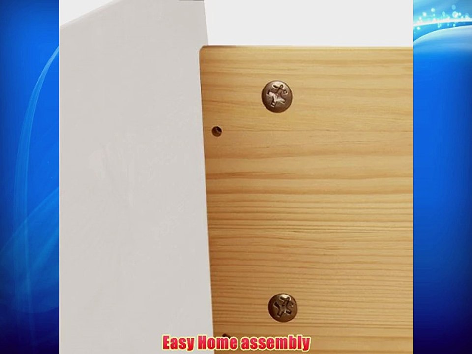 NJA Furniture Copenhagen 2 Plus 4 Deep Drawer Chest 112 x 83 x 48 cm White