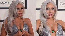 (Video) Lady Gaga Avoids Wardrobe Malfunction | Grammy Awards 2015 Red Carpet