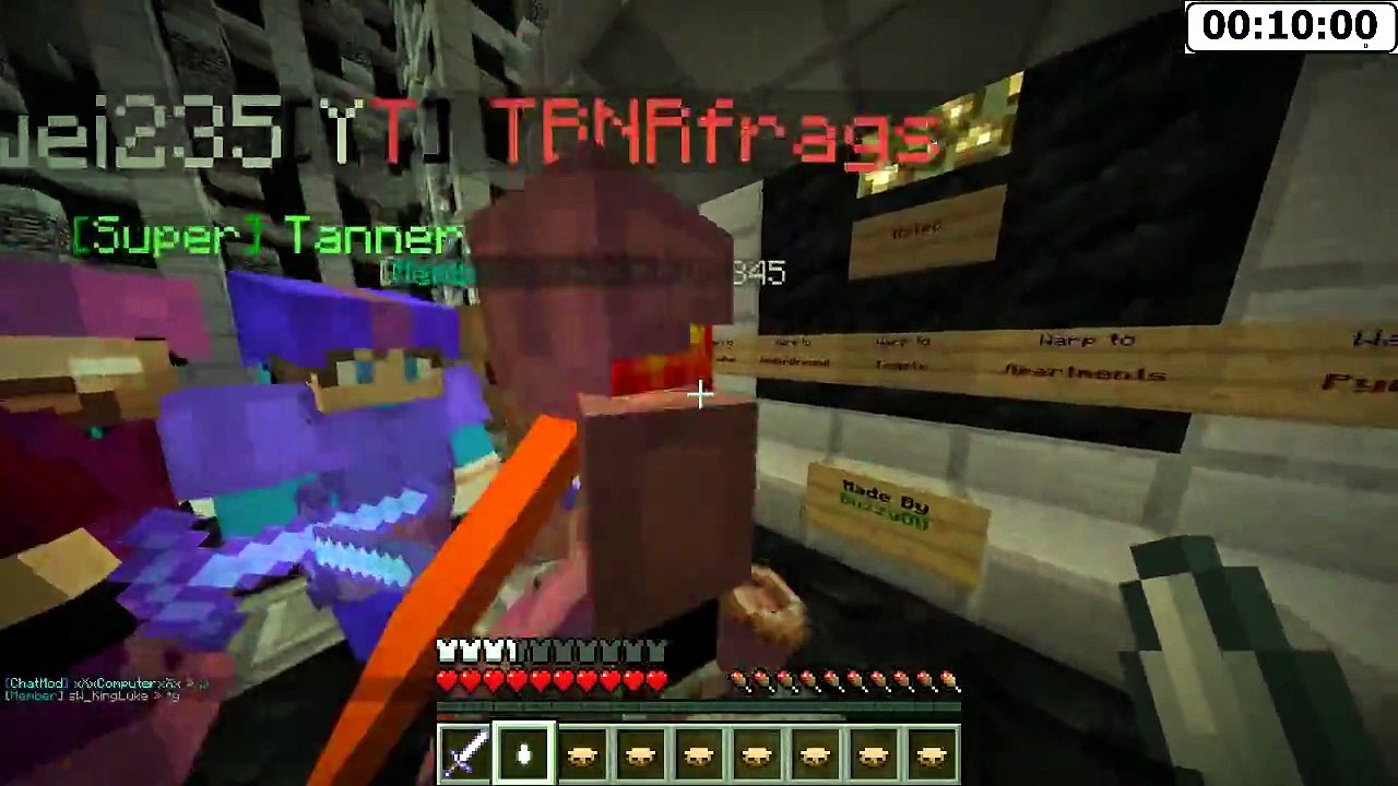 Minecraft PVP TIME CHALLENGE #2 with Vikkstar & PrestonPlayz Minecraft PVP