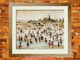 Framed Posters: - L S Lowry At the Seaside Framed Art Print (69 x 78 cm)