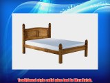 Happy Beds Corona Low Foot End 3' Single Size Classic Styled Antique Pine Finised Wooden Bed