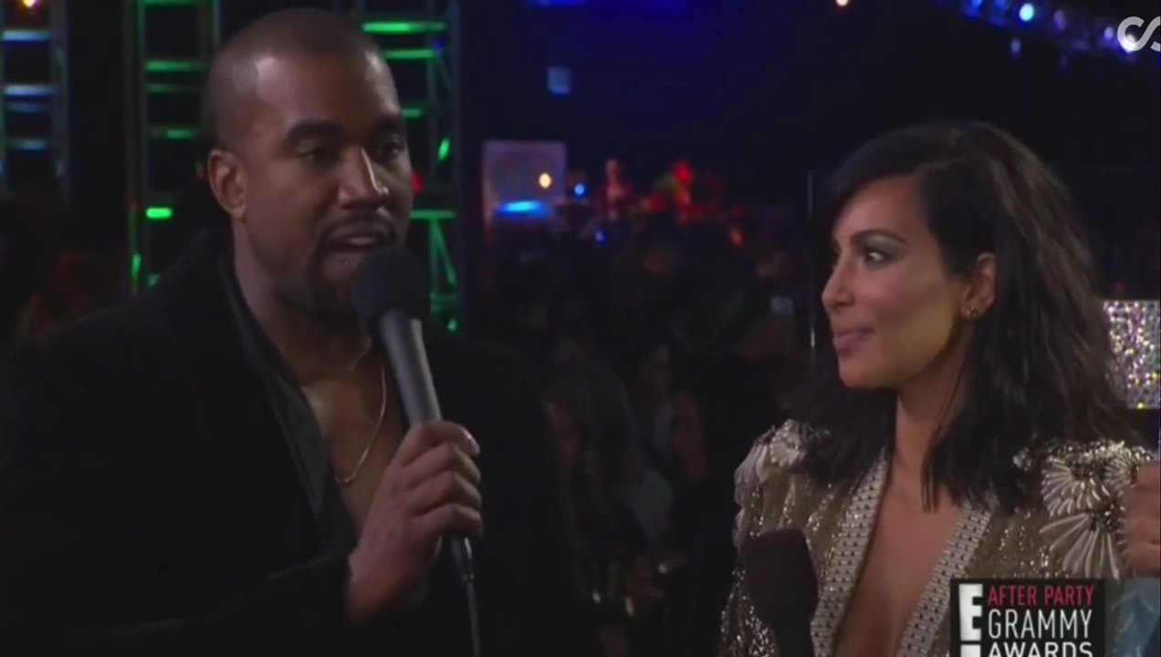 Kanye West rants about Grammys with Kim kardashian