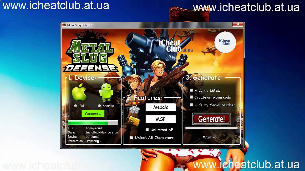 Metal Slug Defense Generator Ressourcen 2015 | Medaillen, MSP Hack-Tool! Deutsch