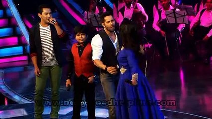 Varun Dhawan Yami Gautam On Set Of Sa Re Ga Pa