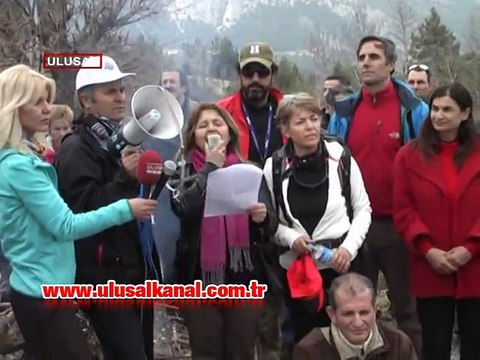 Antalya'da Mermer Ocağı istemeyen köylüler direniş çadırı kurdu