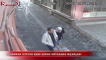 İnsan müsveddesi karısına bunu yaptı!