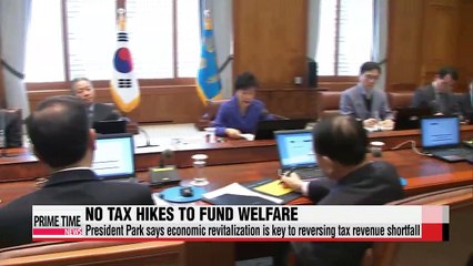 President Park comes out against raising taxes to fund welfare