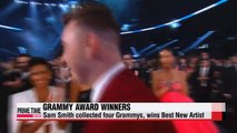 Sam Smith wins big at Grammy music awards