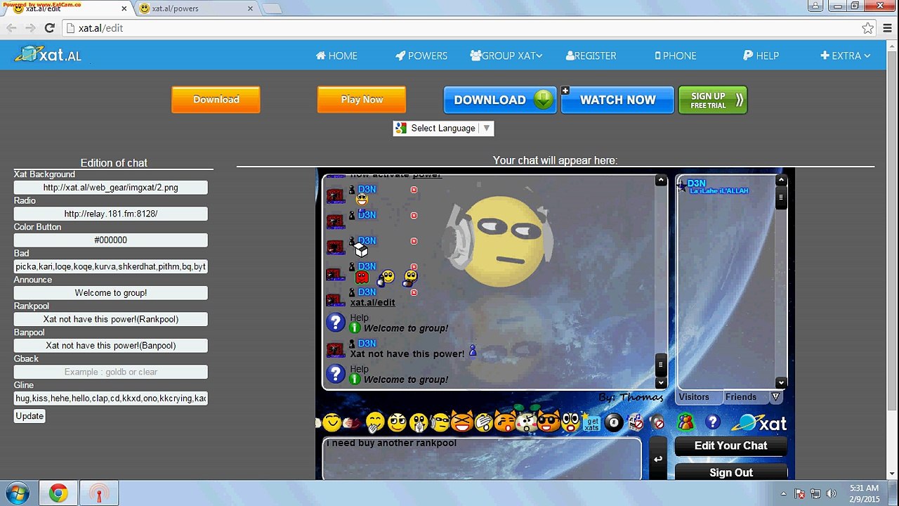 CREATE XAT