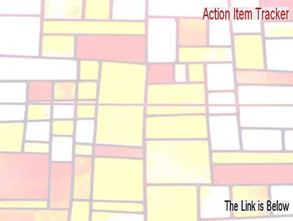 Action Item Tracker Full Download [Instant Download]