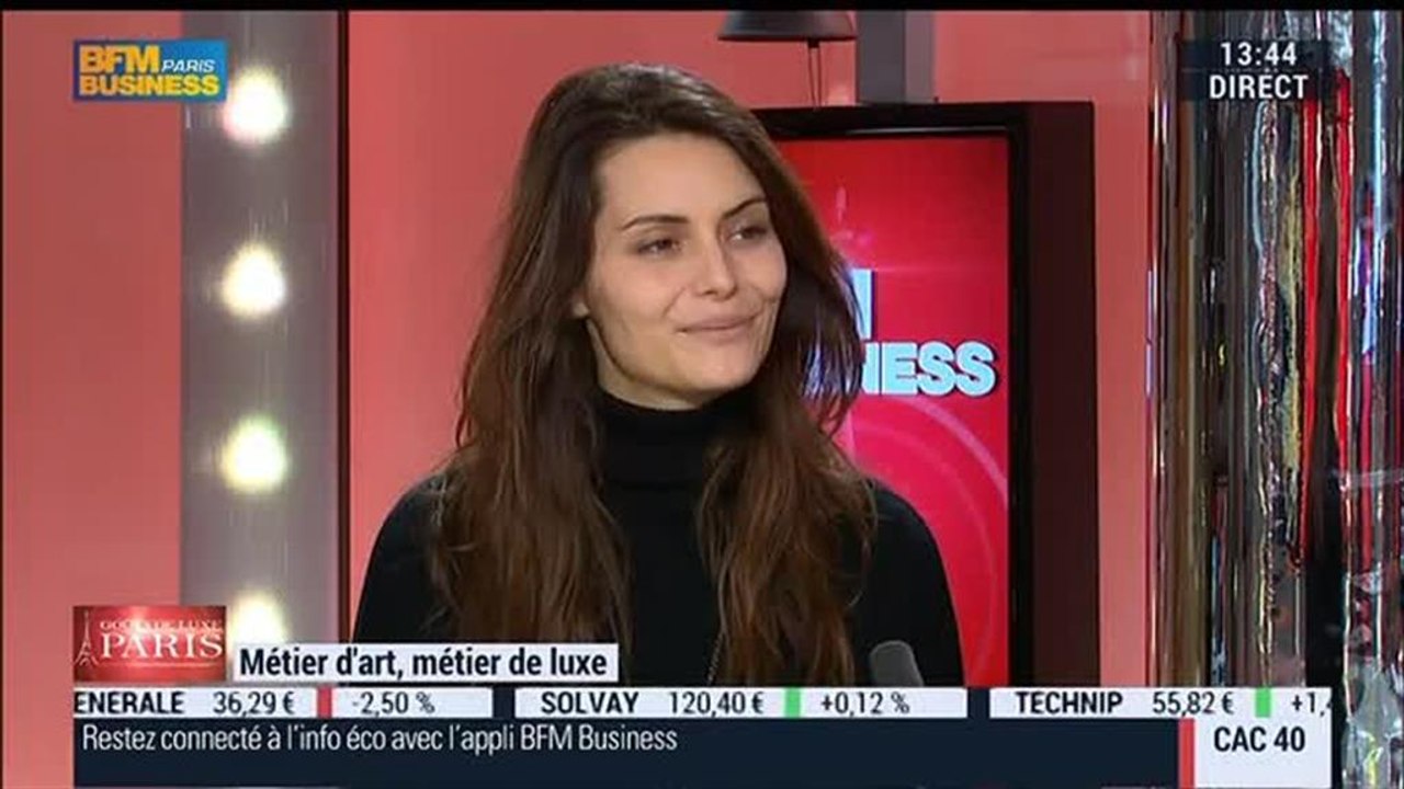 Métiers d'art, Métiers de luxe: créatrice de bijoux numériques, Aude Morandat – 09/02