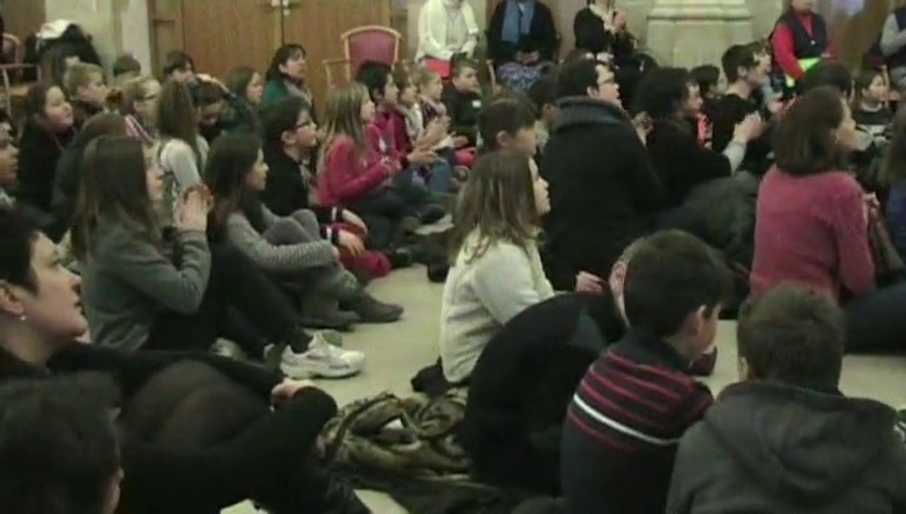 Rassemblement d'enfants de CM à Torfou 49 Communauté Ste Marie