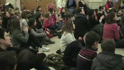 Rassemblement d'enfants de CM à Torfou 49 Communauté Ste Marie