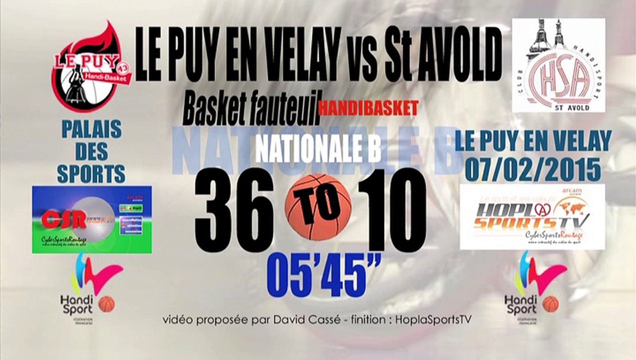HANDIBASKET LE PUY EN VELAY vs ST AVOLD