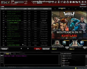 Wolfteam İllegal Kasan Oyuncular emek yiyen kişiler