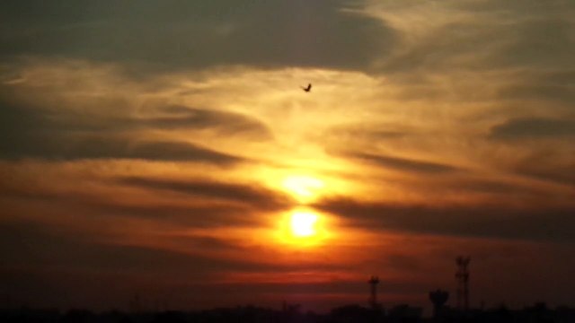 Today dated 09 - 02 - 2016 Beautiful sunset seen at Islamabad PCCNN by Chaudhry Ilyas Sikandar