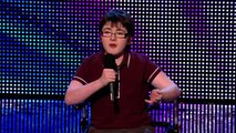 Jack Carroll with his own comedy style Week 1 Auditions Britains Got Talent 2013