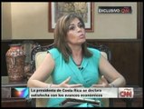 Laura Chinchilla en CNN: He sido víctima de machismo
