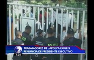 Trabajadores de JAPDEVA exigieron renuncia de su presidente ejecutivo