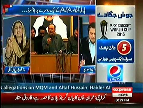 Takrar – 9th February 2015 With Kamran Khan Om MQM v Imran Khan