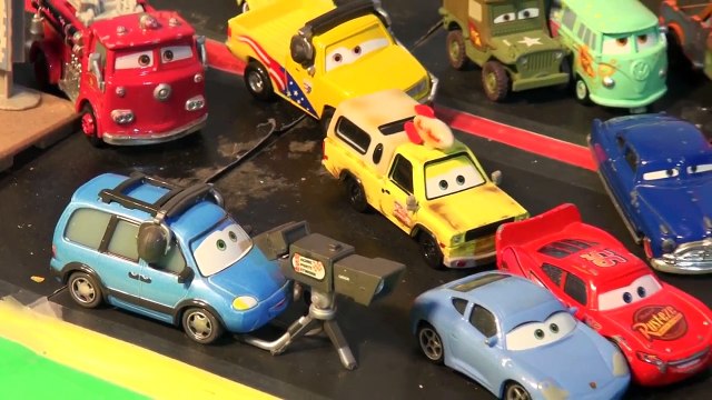 Disney Pixar Cars2 with Spy Mater Saves the World from Screaming Banshee and the Lemons