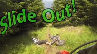 Trail Riding + Slide Out CRASH! Enduro Loop CRF,KXF,LTZ,YZF