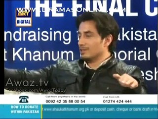 Interesting story of Ali Zafar, when he collected 6 Thousand Rs for SKMCH