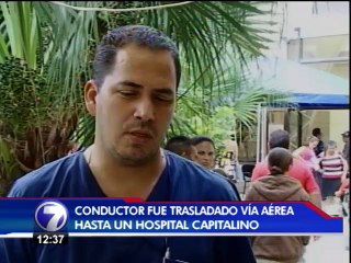 Trasladan a la capital al conductor de vehículo del OIJ accidentado en ruta 27