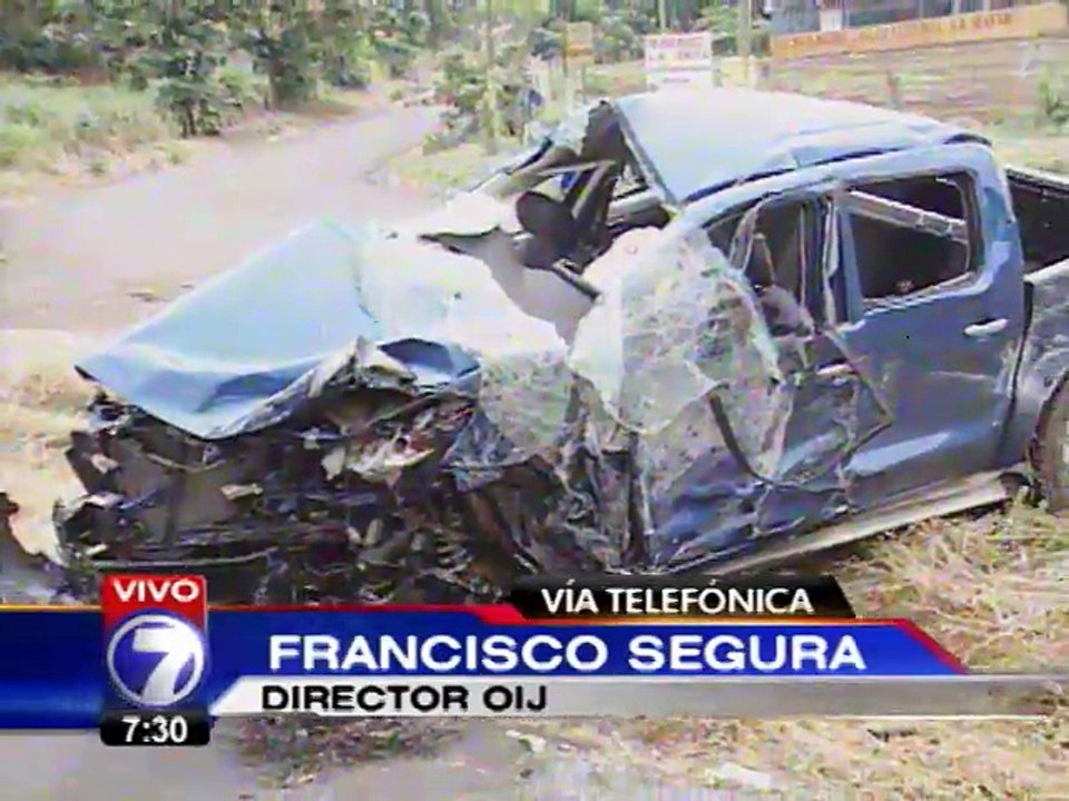 Según director de OIJ, agentes accidentados se encuentran "estables", no así el peatón