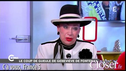 Geneviève de Fontenay tacle Julien Lepers