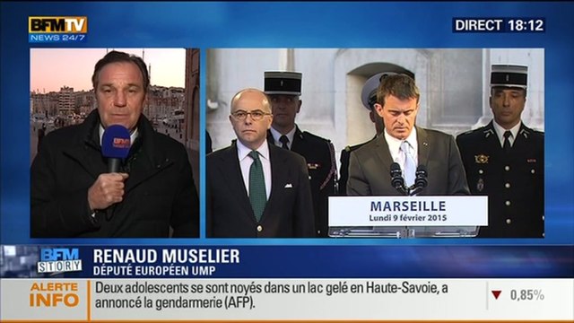 BFM Story: Manuel Valls à Marseille: Les tirs de kalachnikov sont inacceptables - 09/02