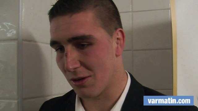 Corentin Braendlin s'est envoyé à fond contre les Sharks