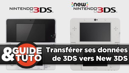 Comment transférer ses données d'une 3DS vers une New 3DS