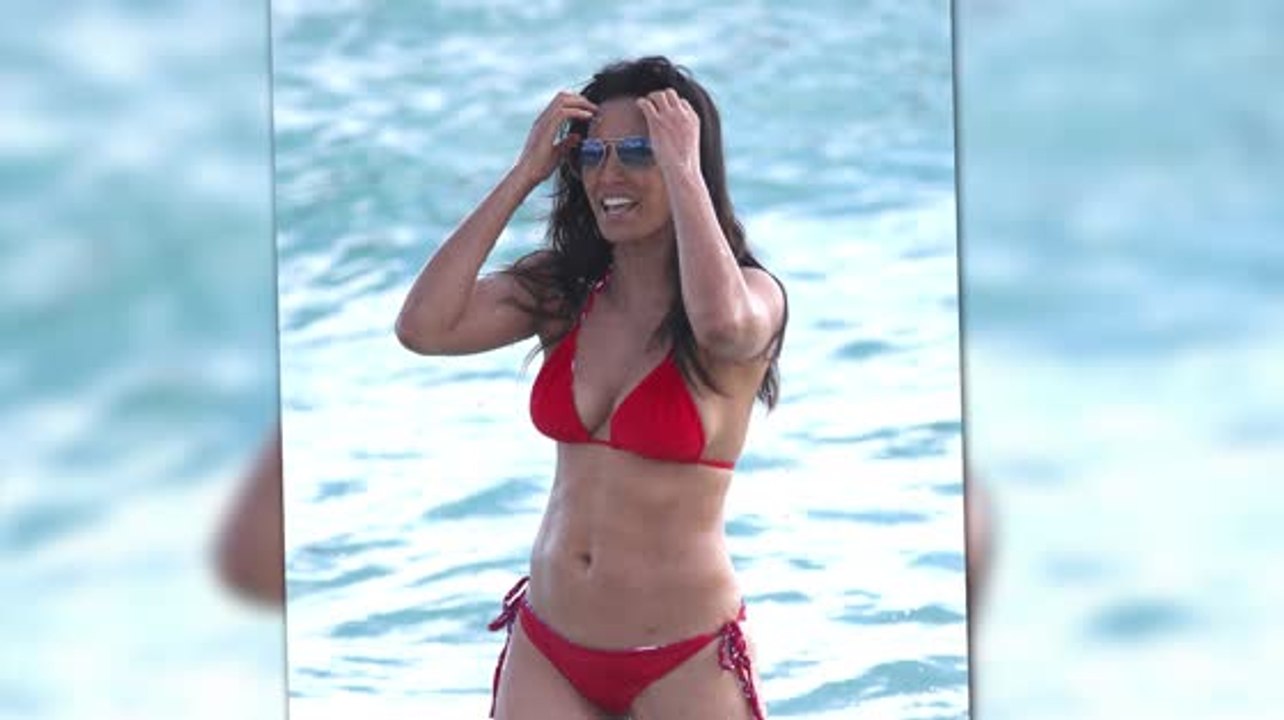 Padma Lakshmi Shows Off Bikini Bod in Miami