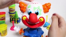Play-Doh Party Clown Play Dough Funny Clown Plastilina Toy Videos Juguetes Play Doh