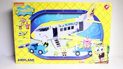 SpongeBob Airplane Air Bikini SpongeBob Plane Avión de Bob Esponja Play Dough Toy Videos