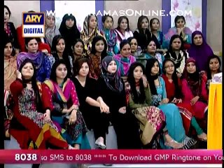 Nida Yasir telling a very good and authentic way for all women to stay protective outside home