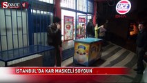 İstanbul'da kar maskeli soygun