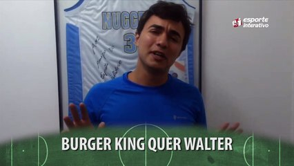 Clube faz parceria com Burger King para ter Walter! E não é piada!