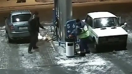 Fuel stations in the strange events