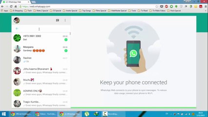 Wow! WhatsApp Finally Comes To The Desktop (Web)