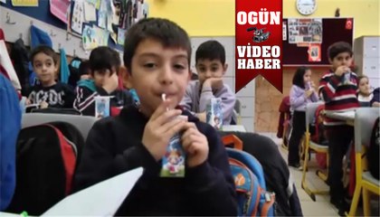 İkinci yarıyıl 'okul sütü' ile başladı