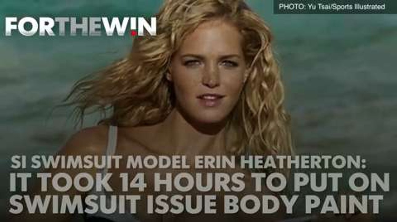 SI swimsuit model dishes on body painting photo shoot