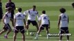 Cristiano Ronaldo Skills and Funny VS James Rodriguez in Real Madrid Training 2014