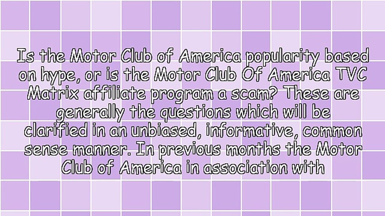 Is The Motor Club Of America Opportunity Truly A Scam