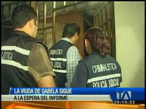 Viuda de Gabela sigue a la espera del informe