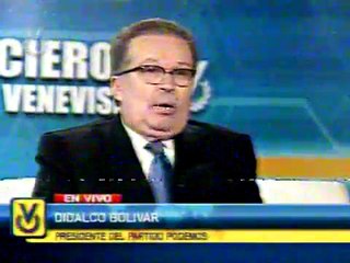 Didalco Bolívar pide a Samper oír a la oposición