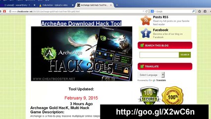 Hack ArcheAge Game Unlimited Gold